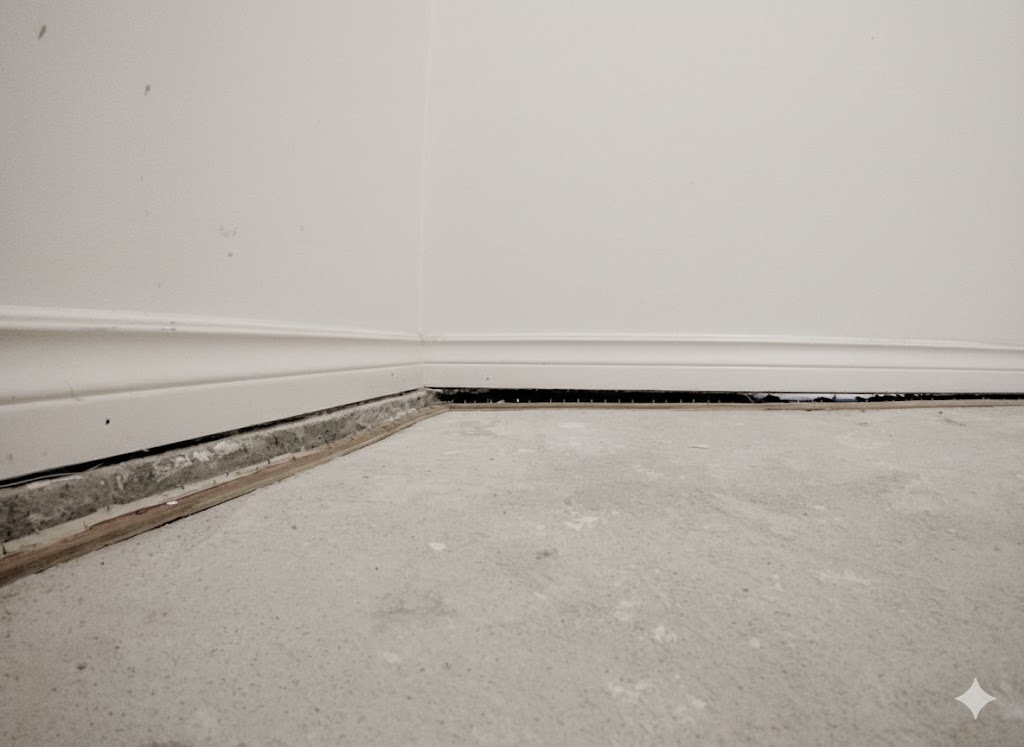 Sunken Floors from Failing Foundation